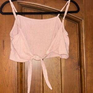 LA hearts tie back tank